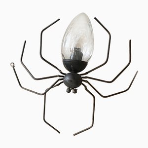Italian Handmade Lucky Charm Spider Sconce from Rossini Illuminazione, 1960s