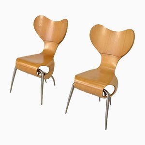 Italian Empty Chairs by Ron Arad for Aleph, 1990s, Set of 2