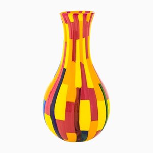 Hand-Blown Redentore Series Vase in Murano Glass by Angelo Ballarin