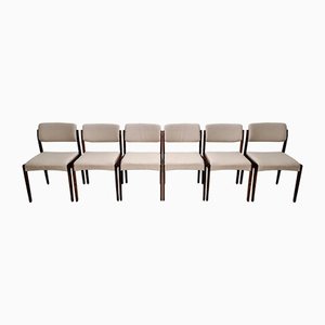 Rosewood Dining Chairs by H.W. Klein for Bramin, Set of 6