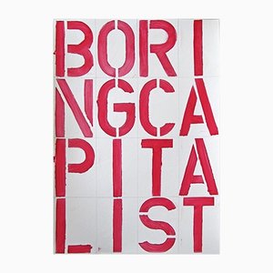 Daniel Göttin, Bp18, Boringcapitalist, 2019, Acrílico y grafito sobre papel