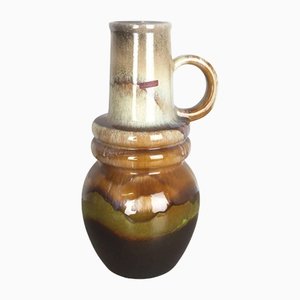 Extra große Vintage Fat Lava Vase aus Keramik von Scheurich, 1970er