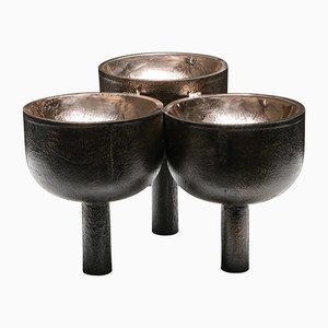 Bronze Triple Tray by Arno Declercq