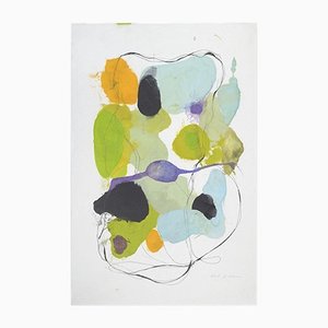 Tracey Adams, 0118.13, 2018, Cera pigmentada y tinta sobre papel Shikoku