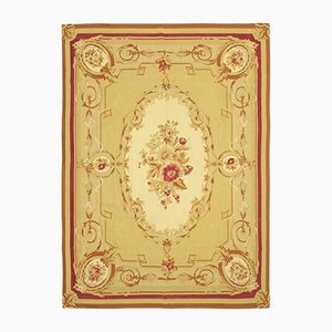 Tapis Kilim Aubusson Jaune