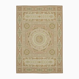 Beige Needlepoint Kilim Rug