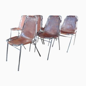 Chairs by Charlotte Perriand for Les Arcs, 1960, Set of 8