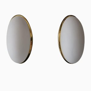 German Ellipse Design 3683 Sconces from Limburg, 1980s