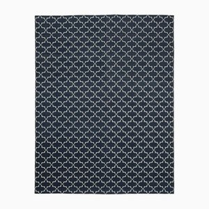 Tapis Dhurrie Noir