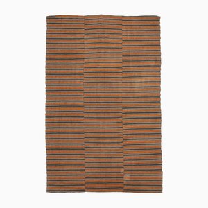 Vintage Brown Kilim Rug