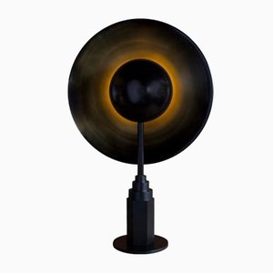 Metropolis Noir Brass Table Lamp by Jan Garncarek