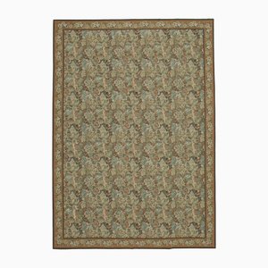 Beiger Kelim Teppich in Beige