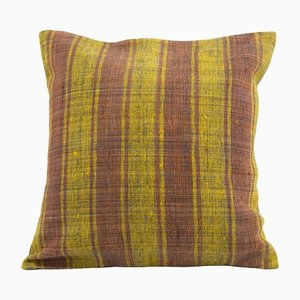 Housse de Coussin Jaune