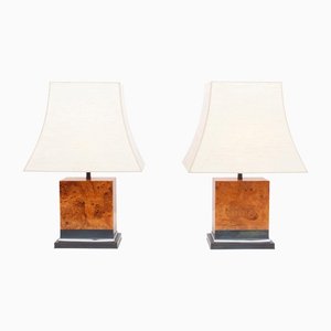 Lampes en Broussin par Jean Claude Mahey, Set de 2