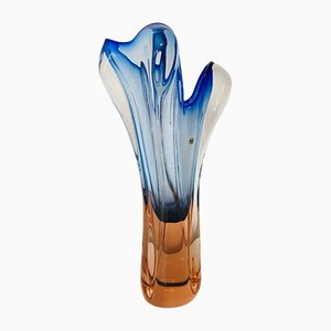 Glass Vase by Josef Hospodka for Chribska, 1960s
