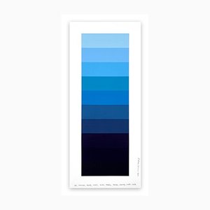 Kyong Lee, Emotional Color Chart 099, 2019, Crayon et Acrylique sur Papier Fabriano-pittura