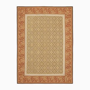 Kilim Aubusson Marron