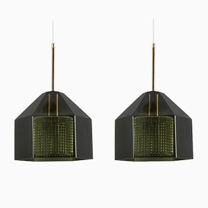 Mid-Century Swedish Pendants by Carl Fagerlund for Orrefors