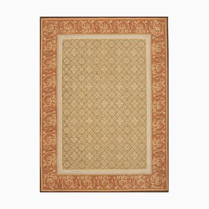 Brown Aubusson Kilim