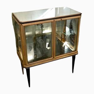Mid Modern Vintage Showcase Cabinet Glass Vitrine