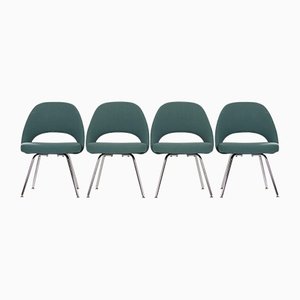 Green Dining Chairs by Eero Saarinen for Knoll, 2000s, Set of 4