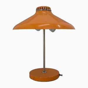 Lampe de Bureau Orange, Allemagne, 1960s