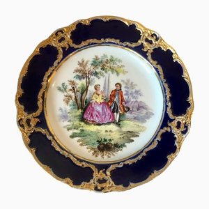 19th Century Plate from Meissen, Germany