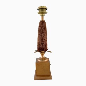 Vintage Table Lamp Shaped as a Corn Cob from Maison Charles, France