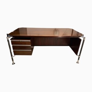 Rosewood Writing Desk by Ico & Luisa Parisi for MIM Roma, 1960s