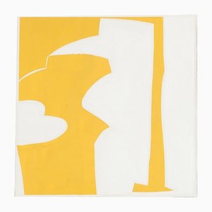 Joanne Freeman, Portadas 13 D amarillo, 2014, Gouache en papel