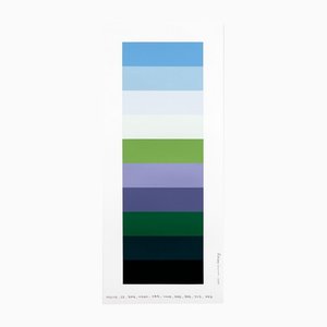 Kyong Lee, Emotional Color Chart 149, 2021, Bleistift und Acryl auf Fabriano-pittura Papier