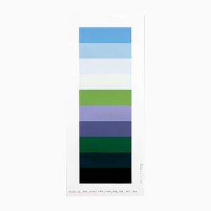 Kyong Lee, Emotional Colour Chart 149, 2021, Crayon et Acrylique sur Papier Fabriano-pittura