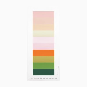 Kyong Lee, Emotional Color Chart 150, 2021, Bleistift und Acryl auf Fabriano-pittura Papier