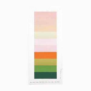 Kyong Lee, Emotional Color Chart 150, 2021, Crayon et Acrylique sur Papier Fabriano-pittura