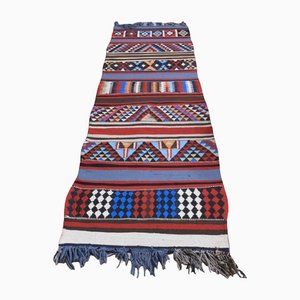 Vintage Turkish Wool Kilim Rug Runner