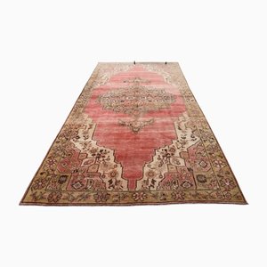 Vintage Turkish Red Wool Rug