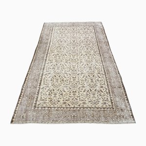 Tapis Vintage en Laine Beige