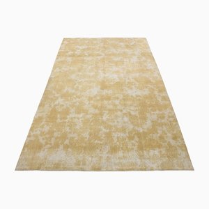 Tapis Oushak Vintage en Laine Orange