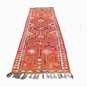 Vintage Turkish Kilim Runner Rug