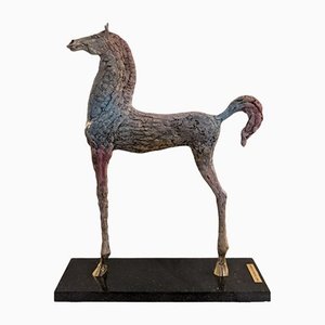 Irakli Tsuladze, Pferd, 2020, Bronze & Granit