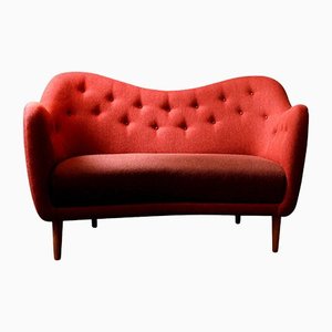 46 Sofa aus Holz und Stoff von Finn Juhl