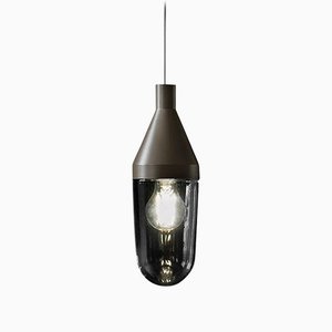 Niwa Suspension Lamp in Beige-Grey by Christophe Pillet for Oluce