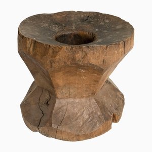 Large Antique Mortar of Wood