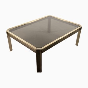 Brutalist Dutch Cast Brass T09 Embassy Coffee Table by Peter Ghyczy, 1970s