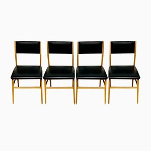 Danish Teak Chairs, 1960s, Set of 4