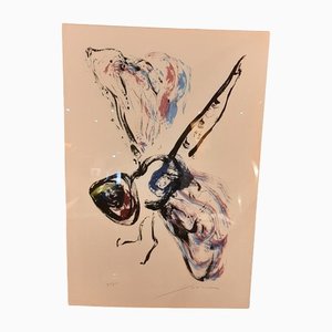 Ruben Salinas, The Bee, Serigraph, Framed