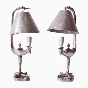 Lampes de Bureau Antiques, Set de 2