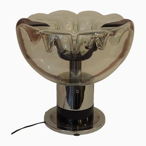 Lámpara de mesa de cristal de Murano