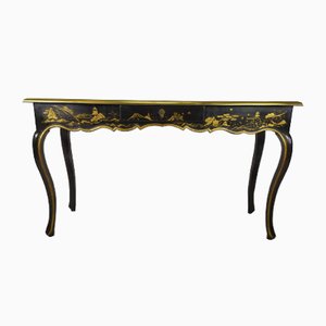 Japanese Black Lacquer Console Table