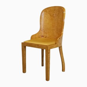 Mid-Century Art Deco Birds Eye Maple Chair